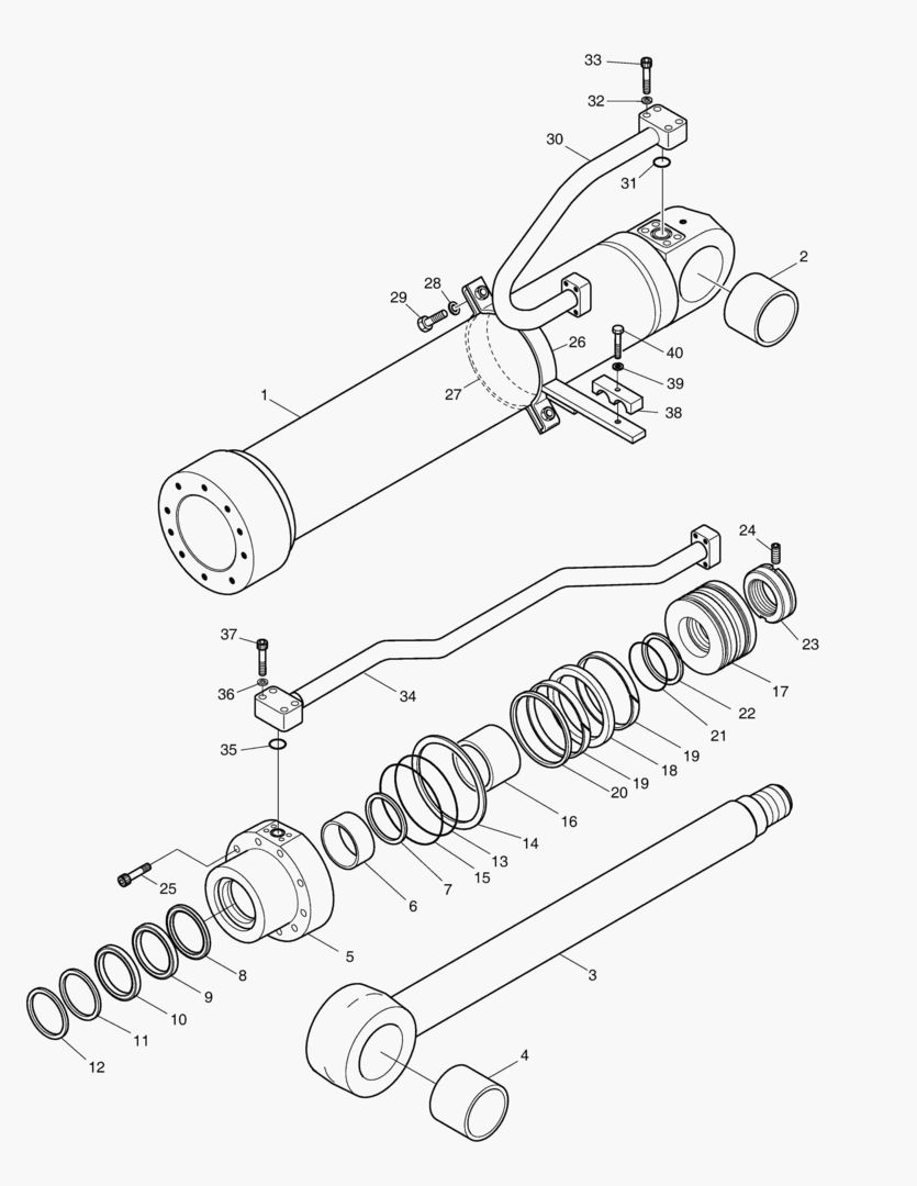 Спецтехника 4310 BOOM CYLINDER - L.H. [5001~5183] - главное фото
