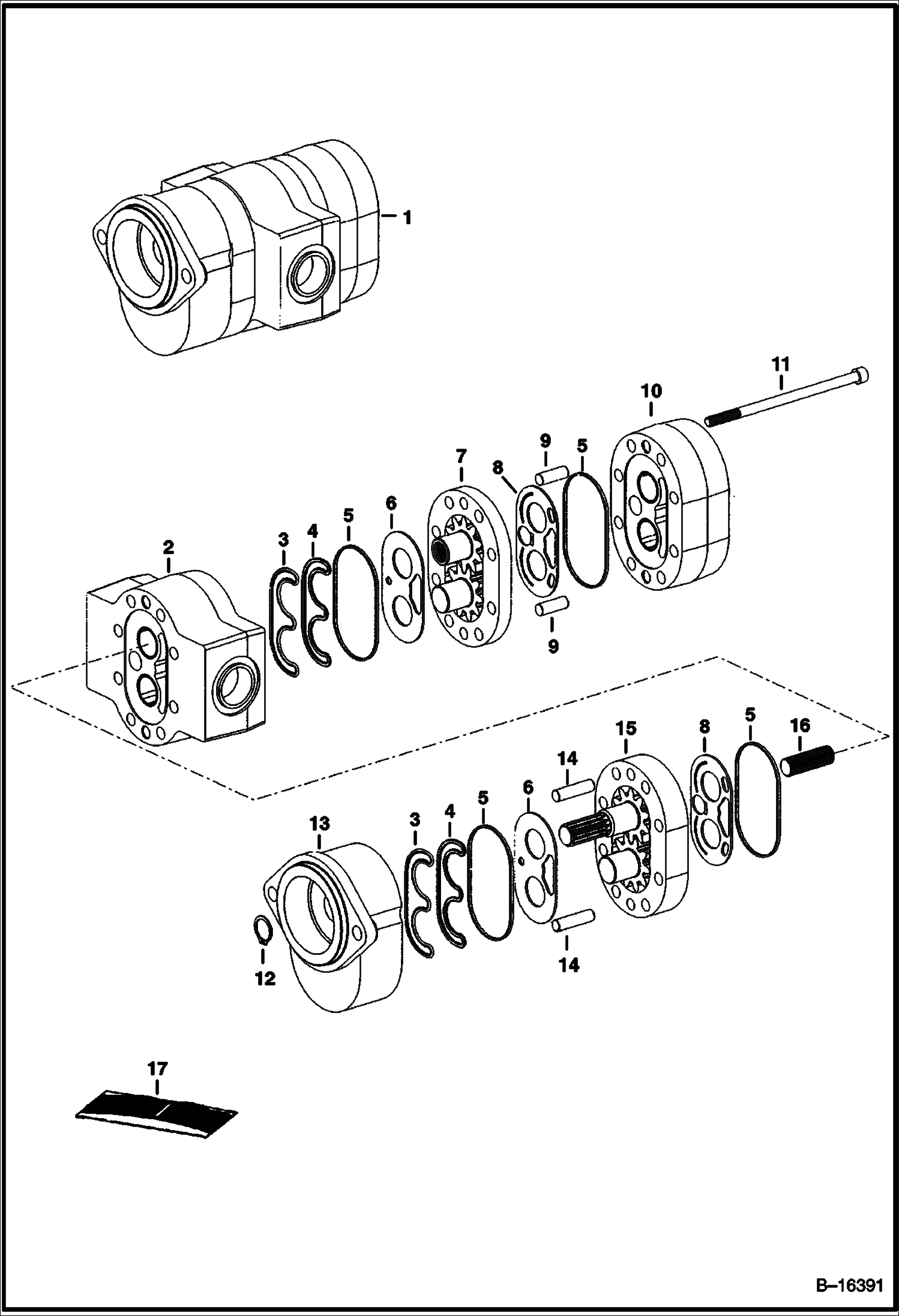 ГИДРАВЛИКА ВЫСОКОЙ МОЩНОСТИ (НАСОС С ДВОЙНОЙ ЗУБЧАТОЙ ПЕРЕДАЧЕЙ)