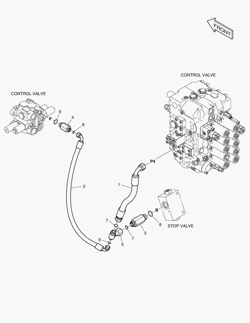 ГЛАВНАЯ МАГИСТРАЛЬ - 2 НАСОСА(БУЛЬДОЗЕР)