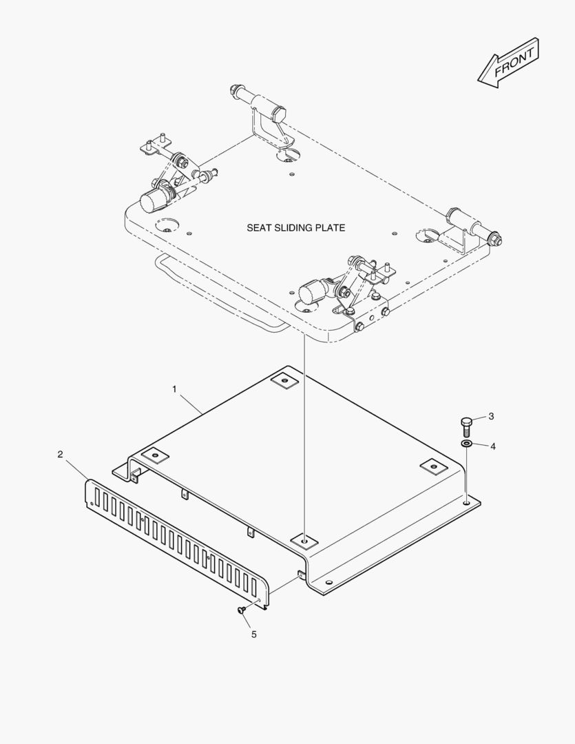 Схема ПЛАСТИНА СИДЕНЬЯ