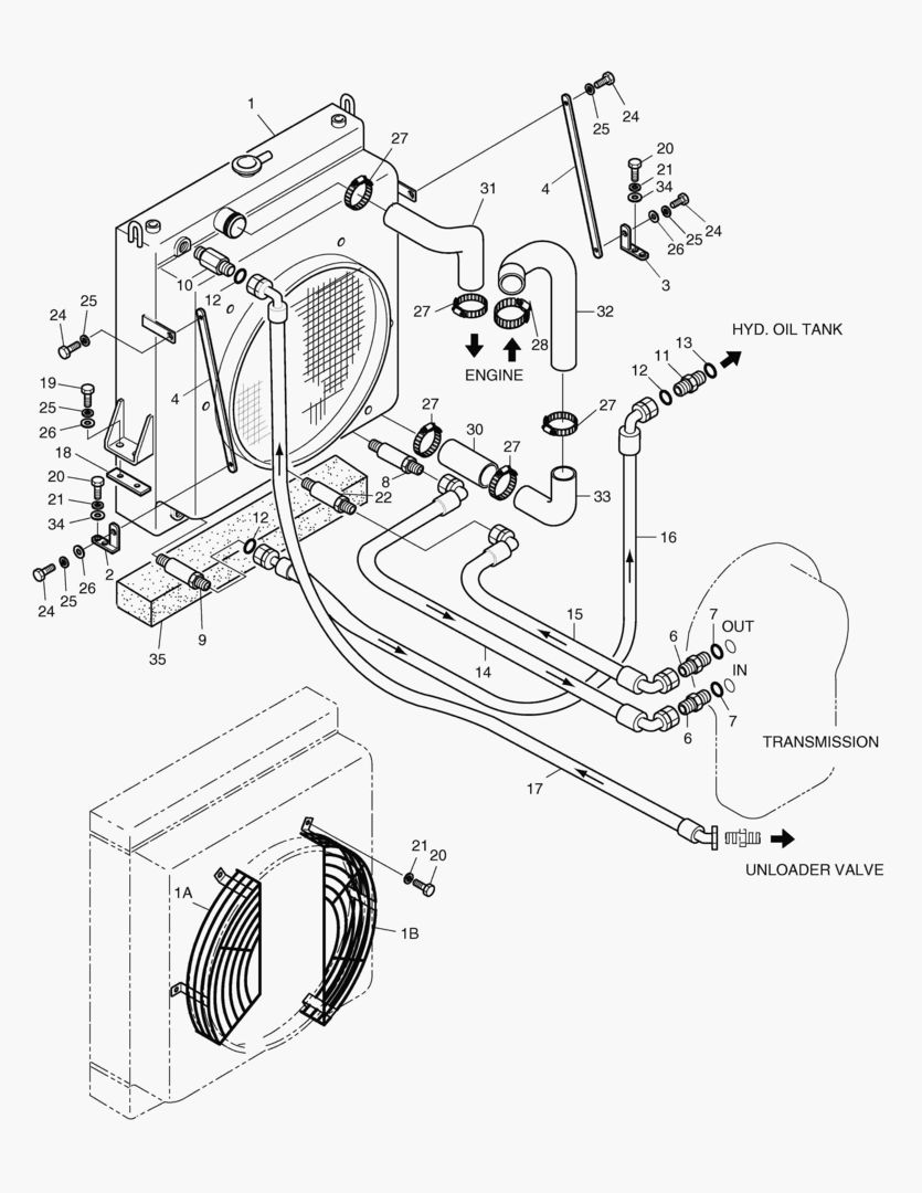 ТРУБОПРОВОД ОХЛАДИТЕЛЯ