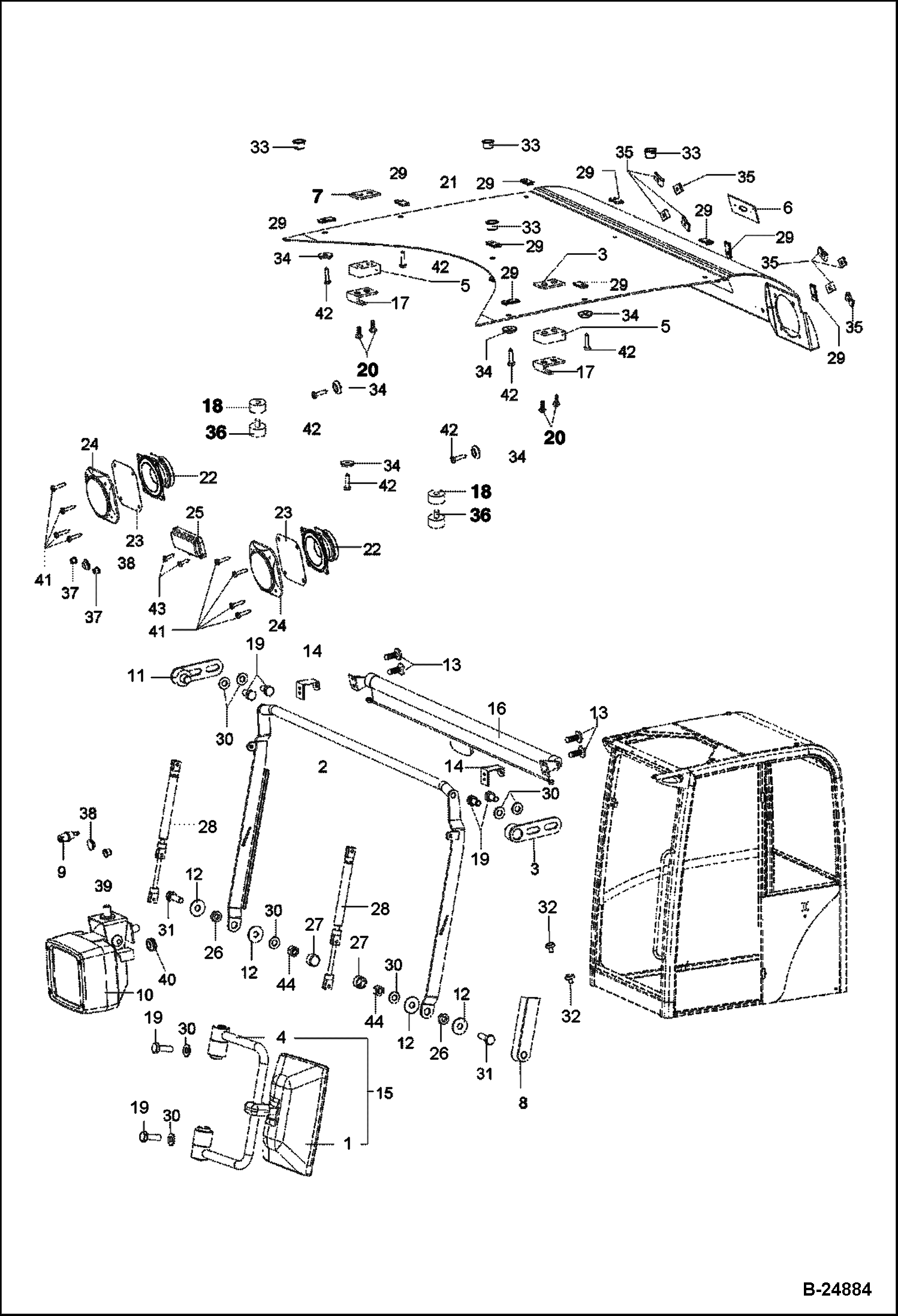 КАБИНА ОПЕРАТОРА КАБИНА - 202.042.466 И ВЫШЕ