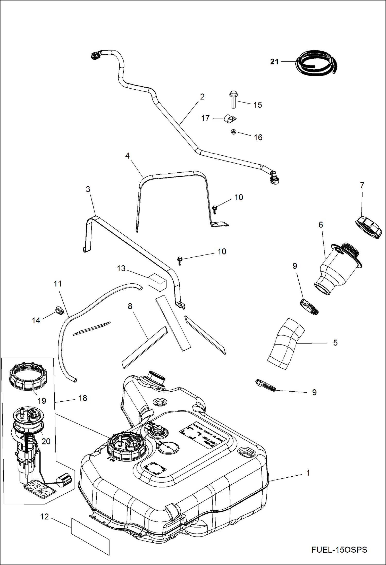 ДВИГАТЕЛЬ, ТОПЛИВНЫЙ БАК
