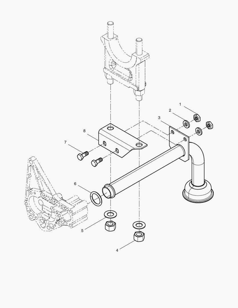 025 GREASE PIPE ASSY;INTAKE