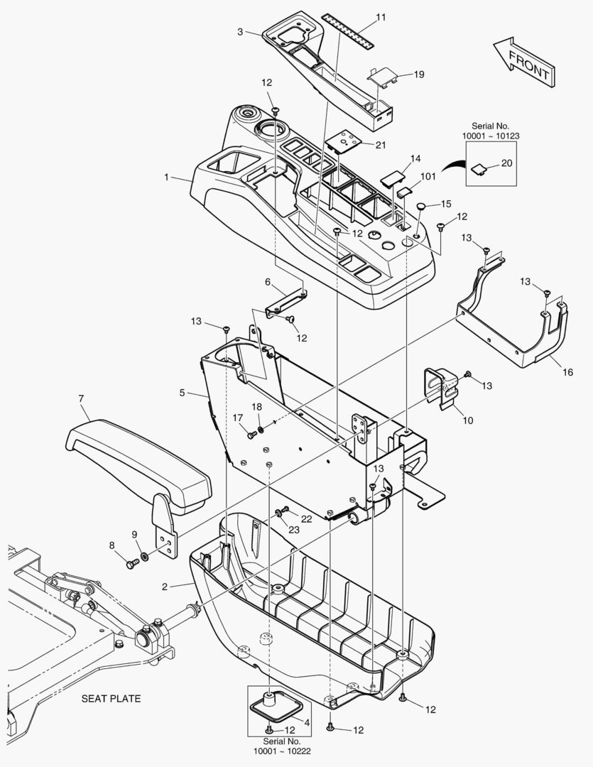 ПУЛЬТ УПРАВЛЕНИЯ - ПРАВОСТОРОННИЙ