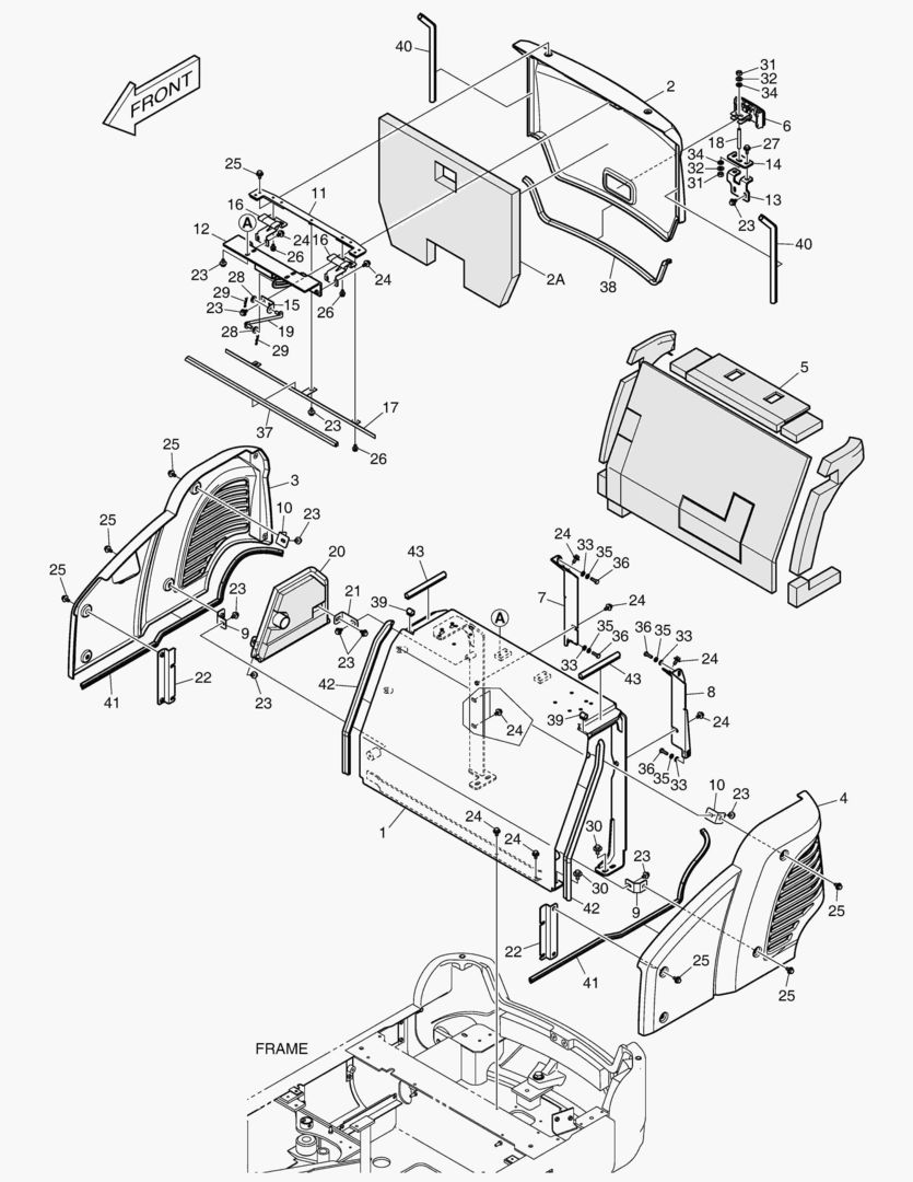 КРЫШКА ДВИГАТЕЛЯ
