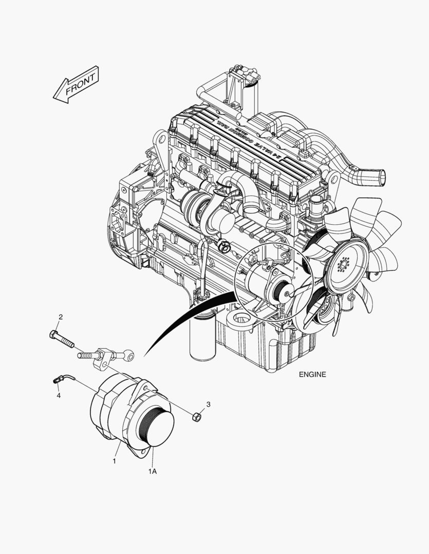 ГЕНЕРАТОР ПЕРЕМЕННОГО ТОКА - 80A