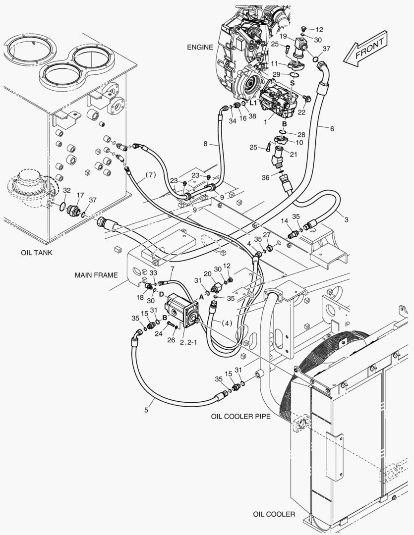 ГЛАВНАЯ МАГИСТРАЛЬ(6) - ПРИВОД ВЕНТИЛЯТОРА