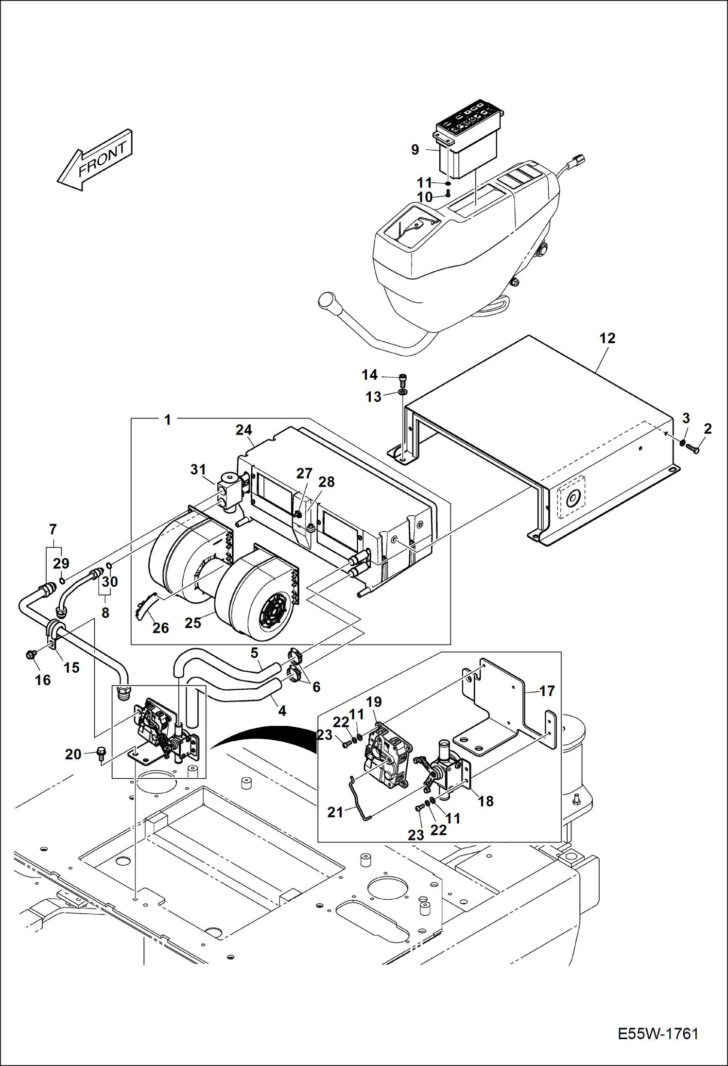 КОНДИЦИОНИРОВАНИЕ ВОЗДУХА (КАБИНА) (СЕРИЙНЫЙ НОМЕР AEFB11130 И ВЫШЕ)