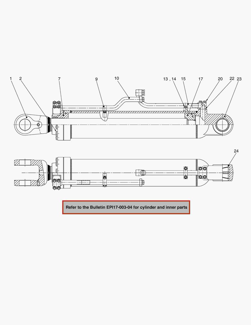 3395 BOOM CYLINDERпј€RIGHT&DY)