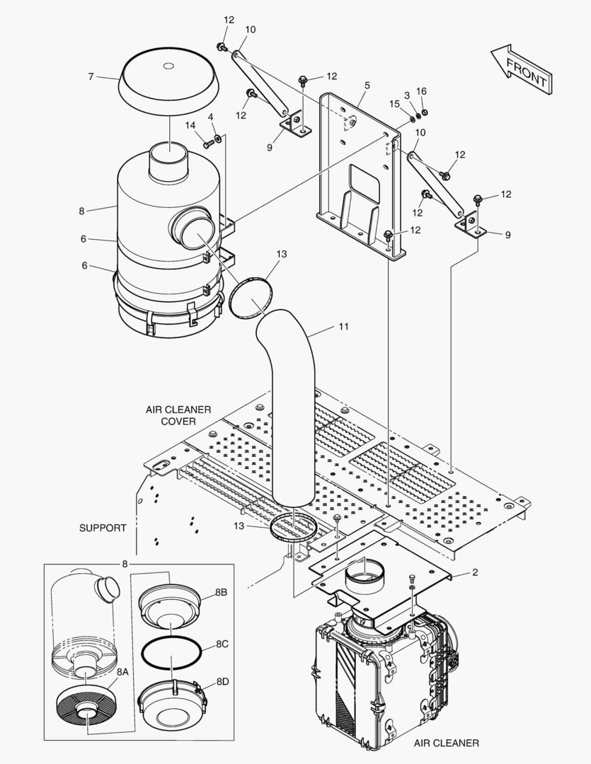 ВОЗДУХООЧИСТИТЕЛЬ - НЕФТЯНАЯ СМАЗКА