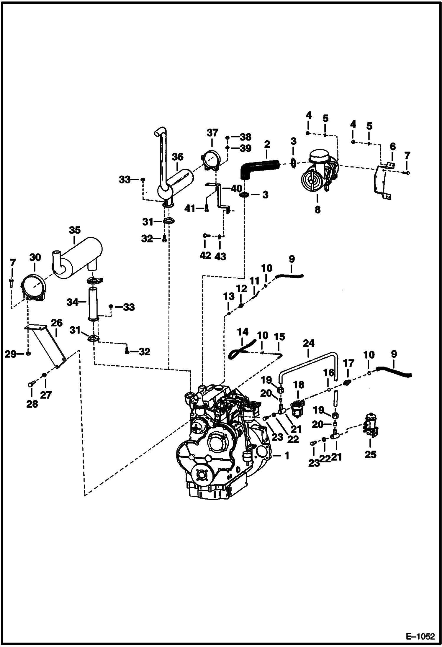 ТОПЛИВО ДЛЯ ДВИГАТЕЛЯ И ДЕТАЛИ ВЫХЛОПНОГО КОЛЛЕКТОРА (ДИЗЕЛЬ)