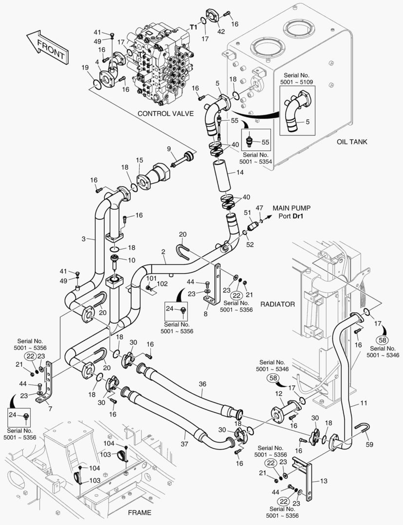 ТУБОПРОВОД МАСЛЯНОГО РАДИАТОРА(2)