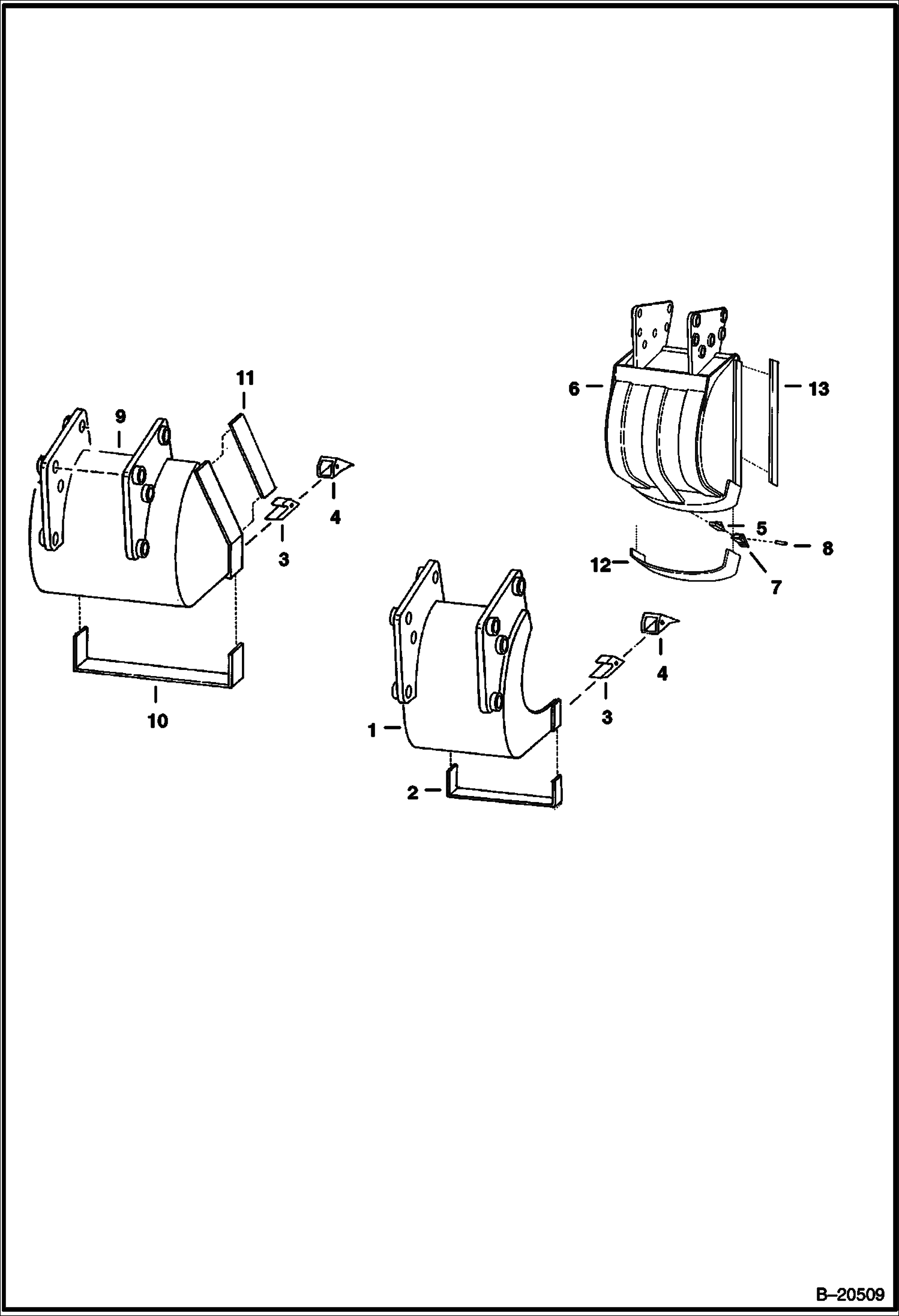 ЭКСКАВАТОР-ПОГРУЗЧИК (КОВШИ) (910) (825 ТОЛЬКО)