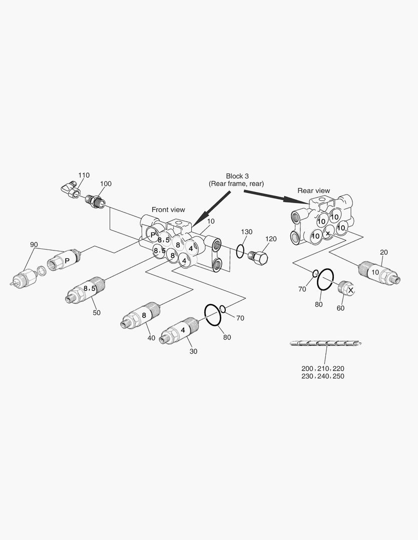 G490-18 CENTRAL LUBRICATION, BLOCK 3 [ ~ 7X0617]