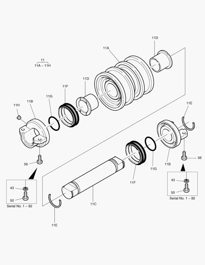 НИЖНИЙ ПОДШИПНИК-D.F