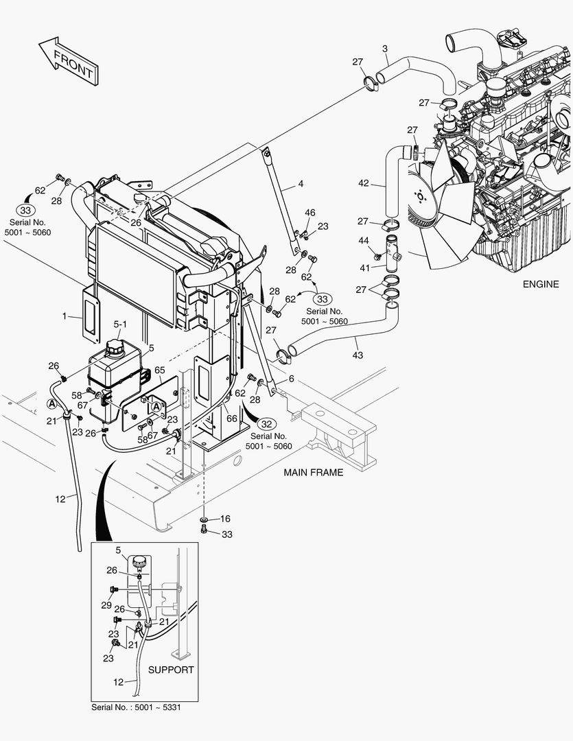 ОПОРТНЫЙ УЗЕЛ РАДИАТОРА