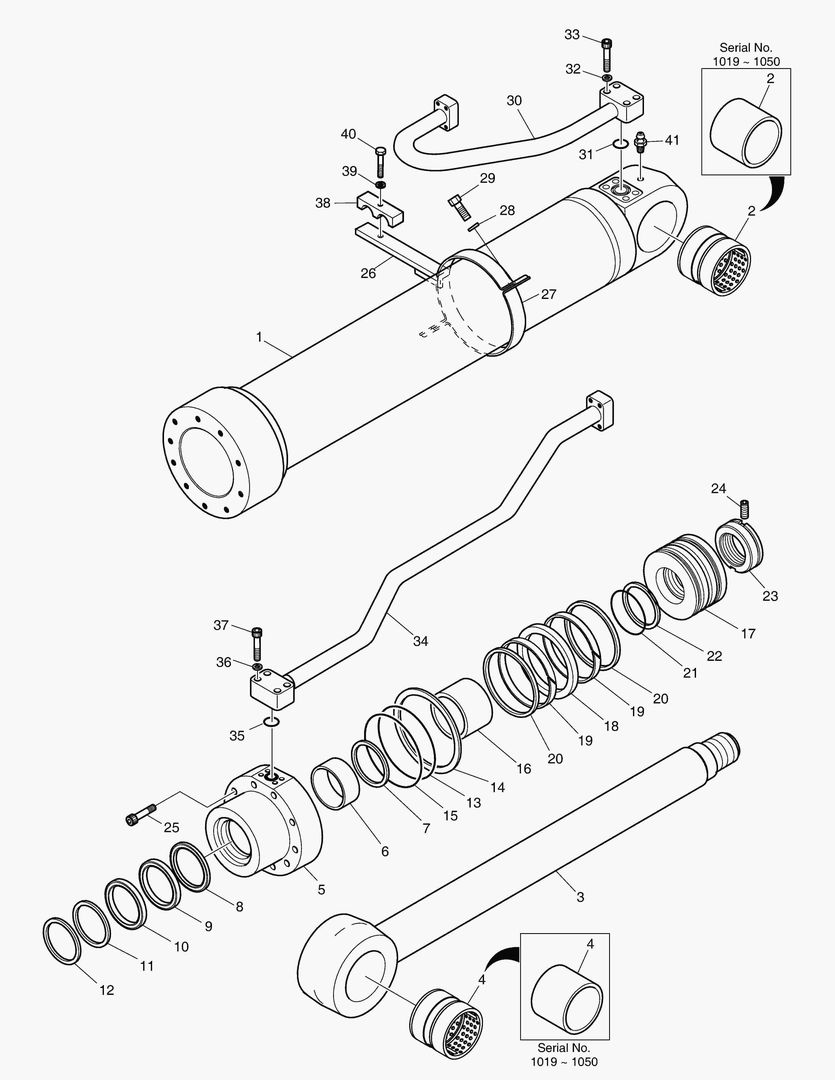 4261 BOOM CYLINDER - R.H. [1019~]