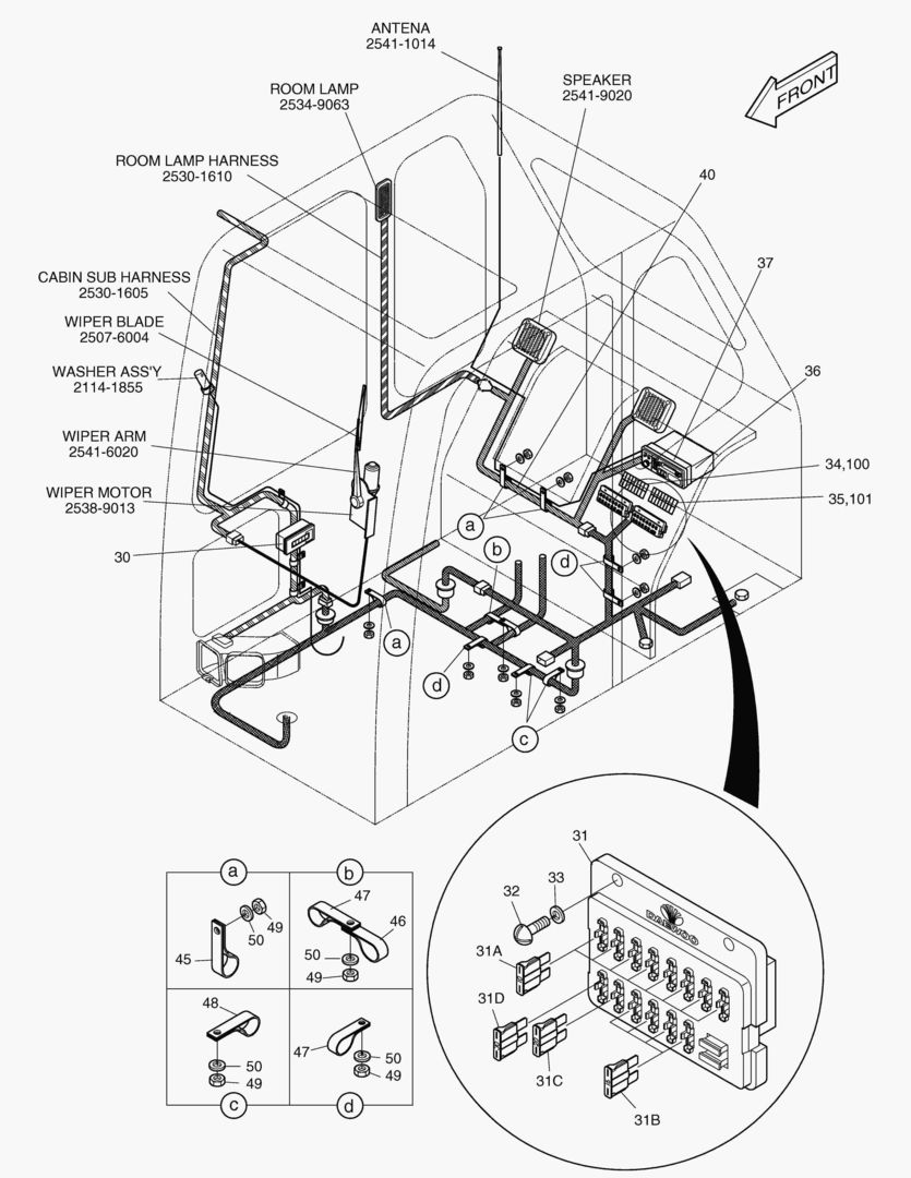ЭЛЕКТРИЧЕСКИЕ ЗАПЧАСТИ(3)-КАБИНА