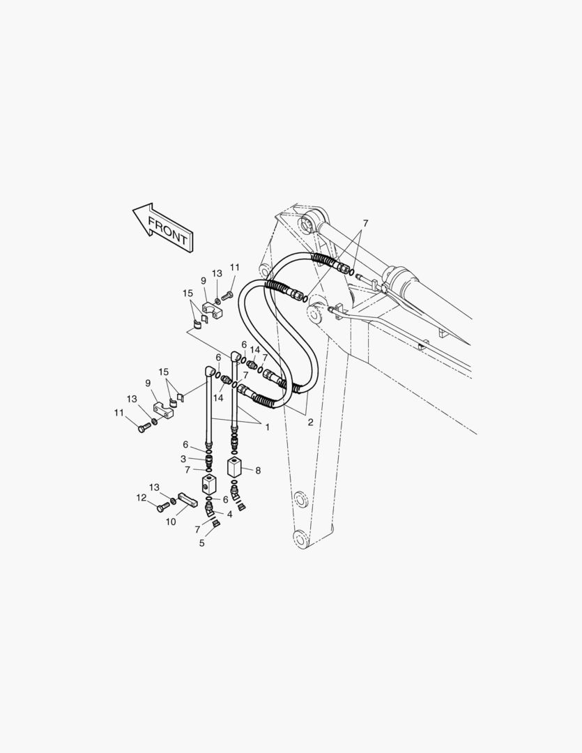 ГИДРОСИСТЕМА РУКОЯТИ-РУКОЯТЬ 3.0 м(ОДИН ПУТЬ)