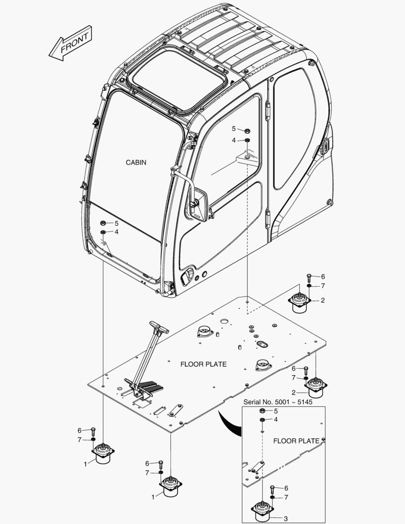 УСТАНОВКА КАБИНЫ