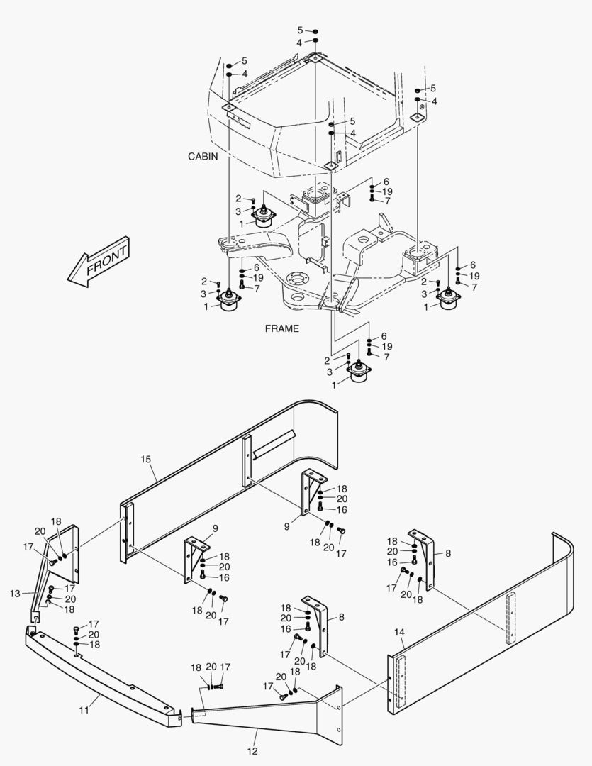 УСТАНОВКА КАБИНЫ