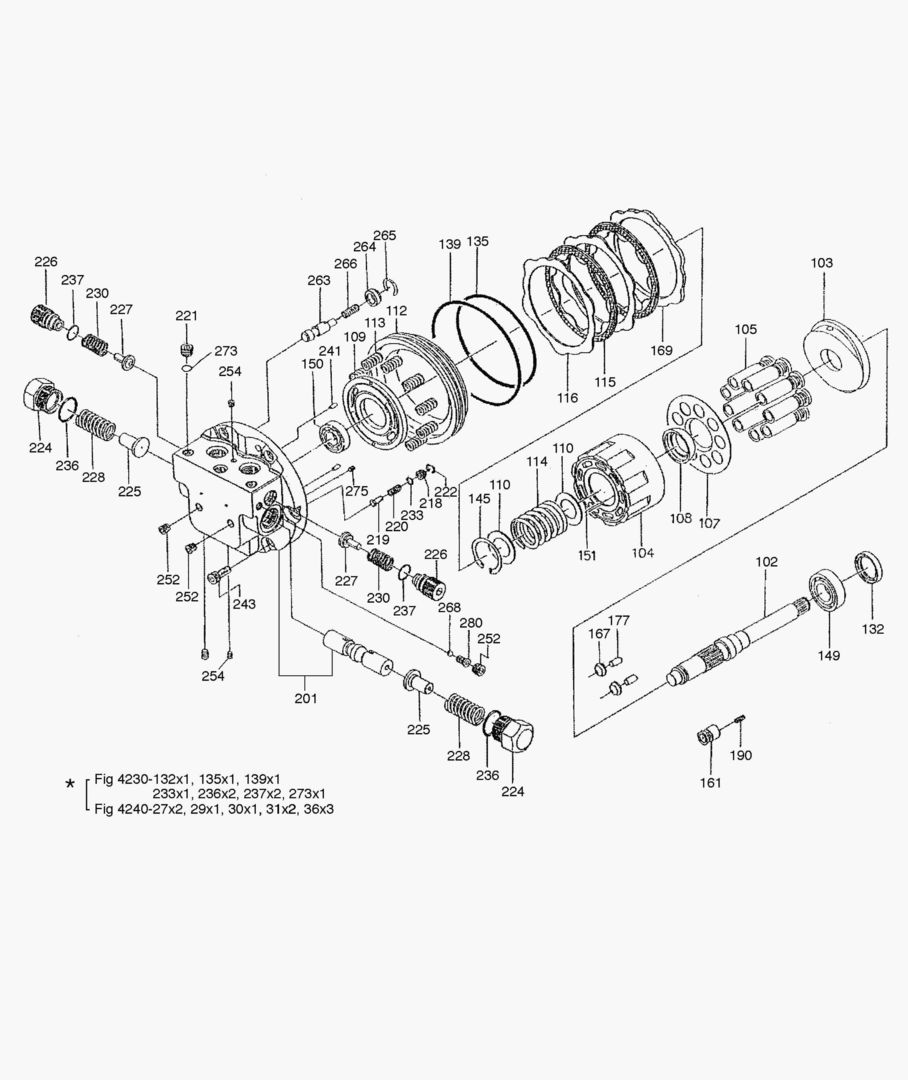 4210 TRAVEL MOTOR [50001~50369]