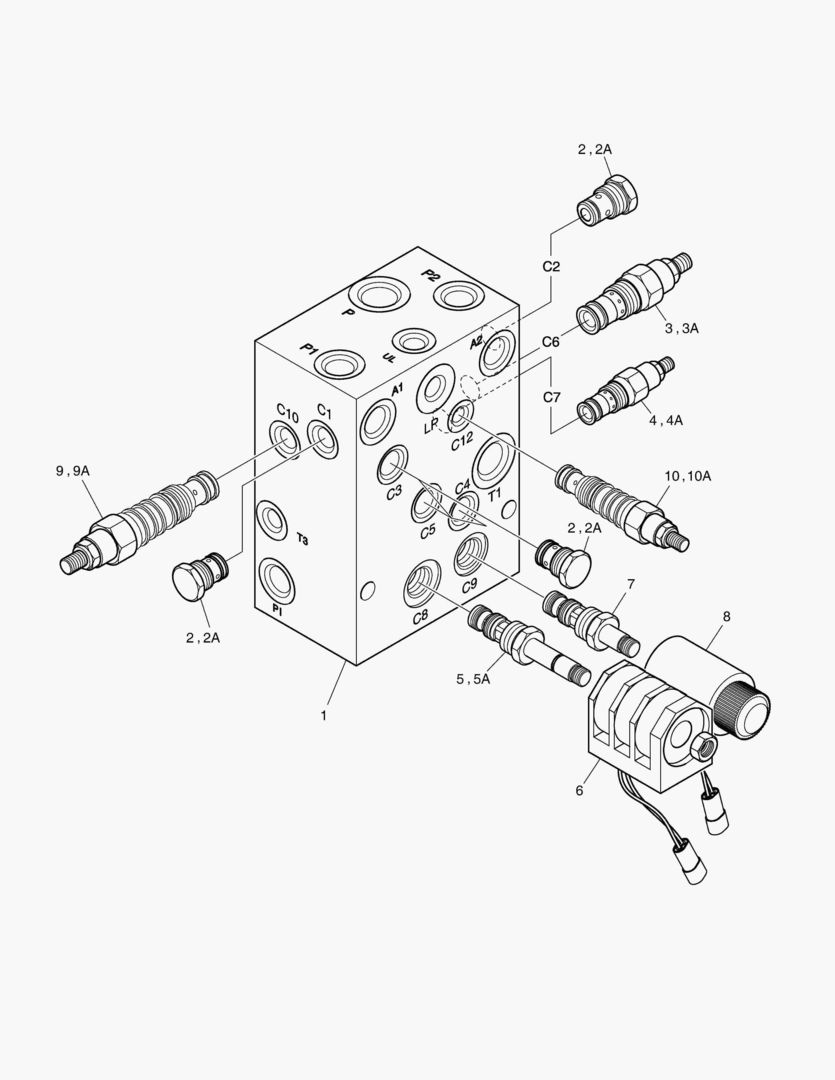 3440 BRAKE & PILOT SUPPLY VALVE
