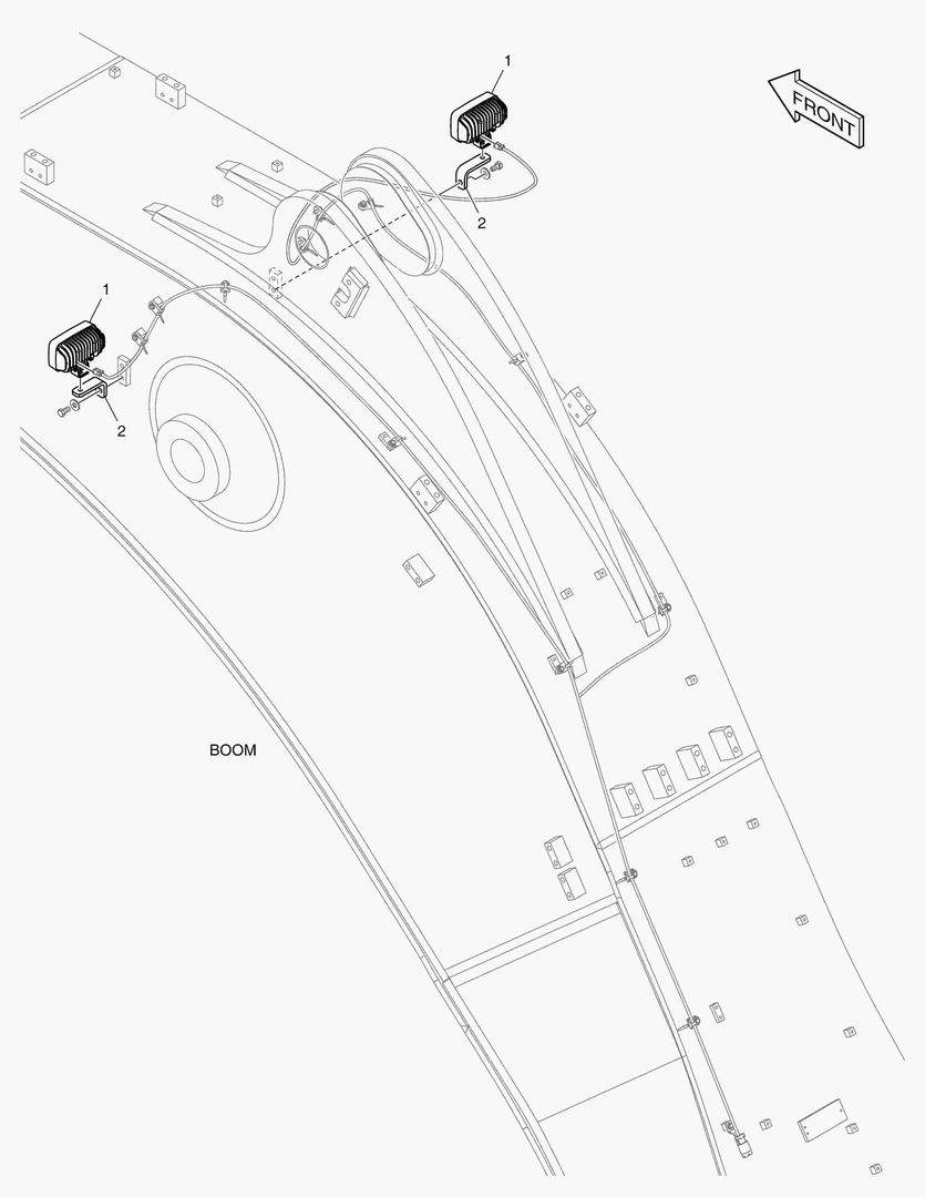 7030 ELECTRIC PARTS - WORKING LAMP(LED)