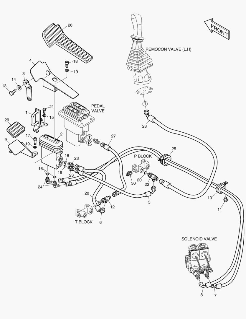 ТРУБОПРОВОД СЕРВОУПРАВЛЕНИЯ(2)-ВРАЩАЮЩИЙСЯ