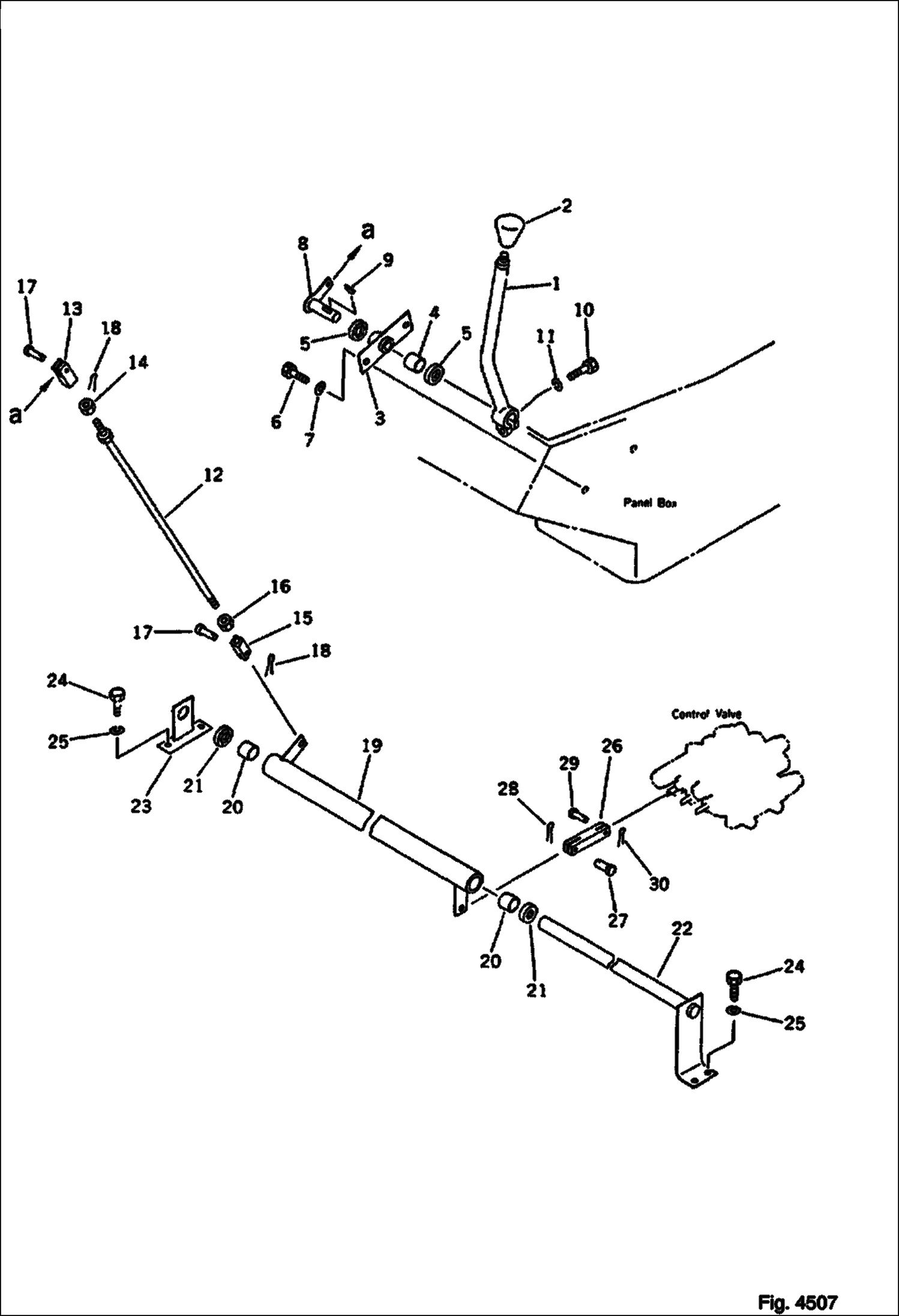 РЫЧАГ УПРАВЛЕНИЯ ОТВАЛОМ И МЕХАНИЗМ УПРАВЛЕНИЯ