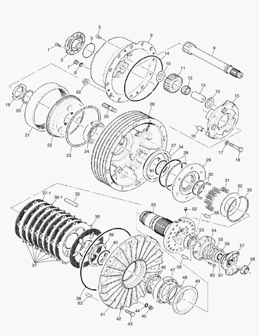 G250-31 HUB WET BRAKE [7X1154~7X1247]