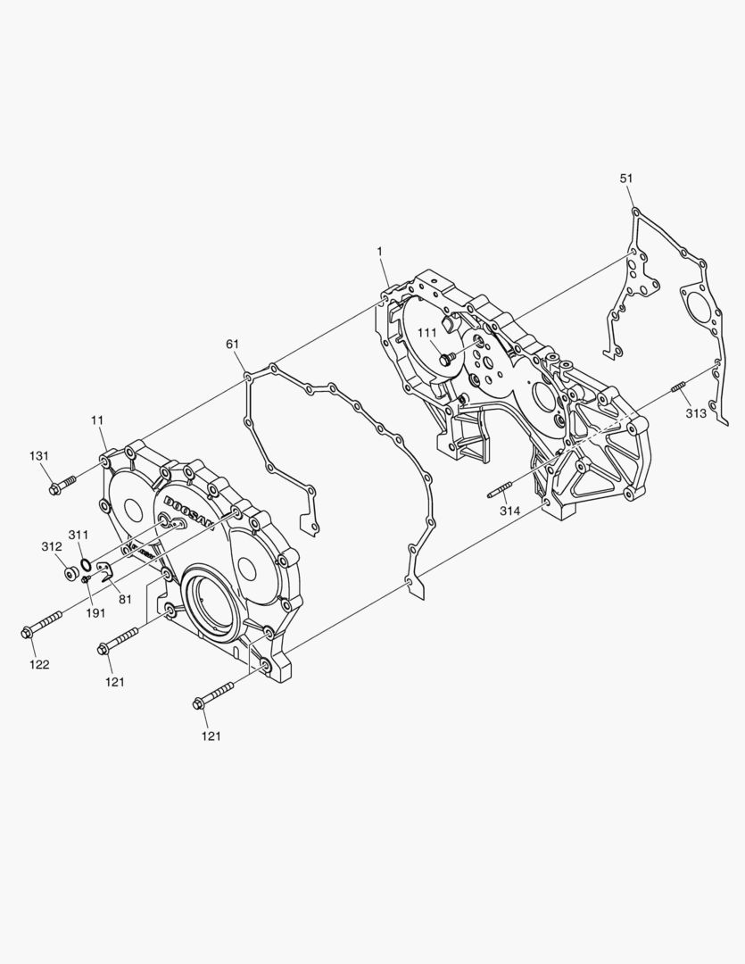 КАРТЕР РАСПРЕДЕЛИТЕЛЬНЫХ ШЕСТЕРЕН