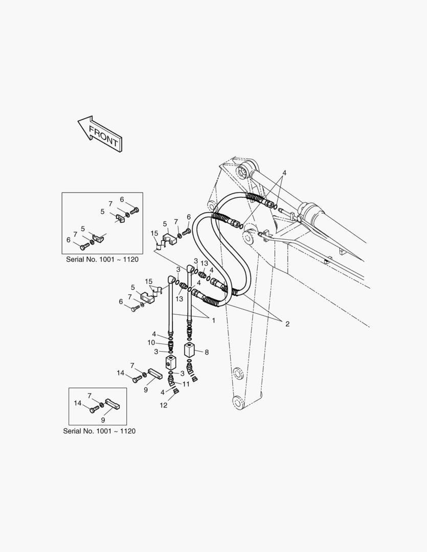 Спецтехника 6290 ARM PIPING-ARM 2.4m(ONE & TWO WAY) - главное фото