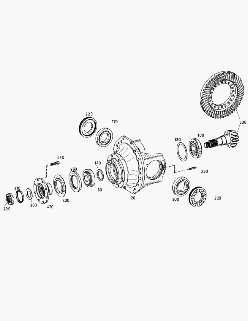 Схема ДИФФЕРЕНЦИАЛ ЗАДНЕГО МОСТА