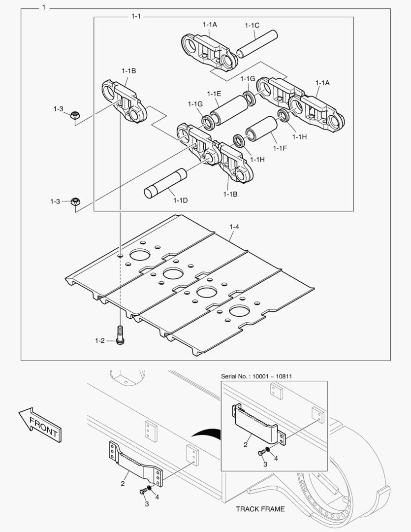 БАШМАК ГУСЕНИЦЫ - 600G(ДВОЙНОЙ ГРУНТОЗАЦЕП)