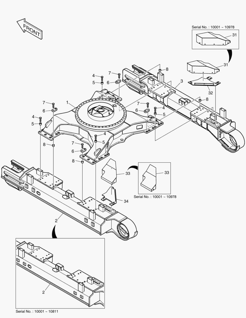 РАМА ГУСЕНИЦЫ - 3.49 м