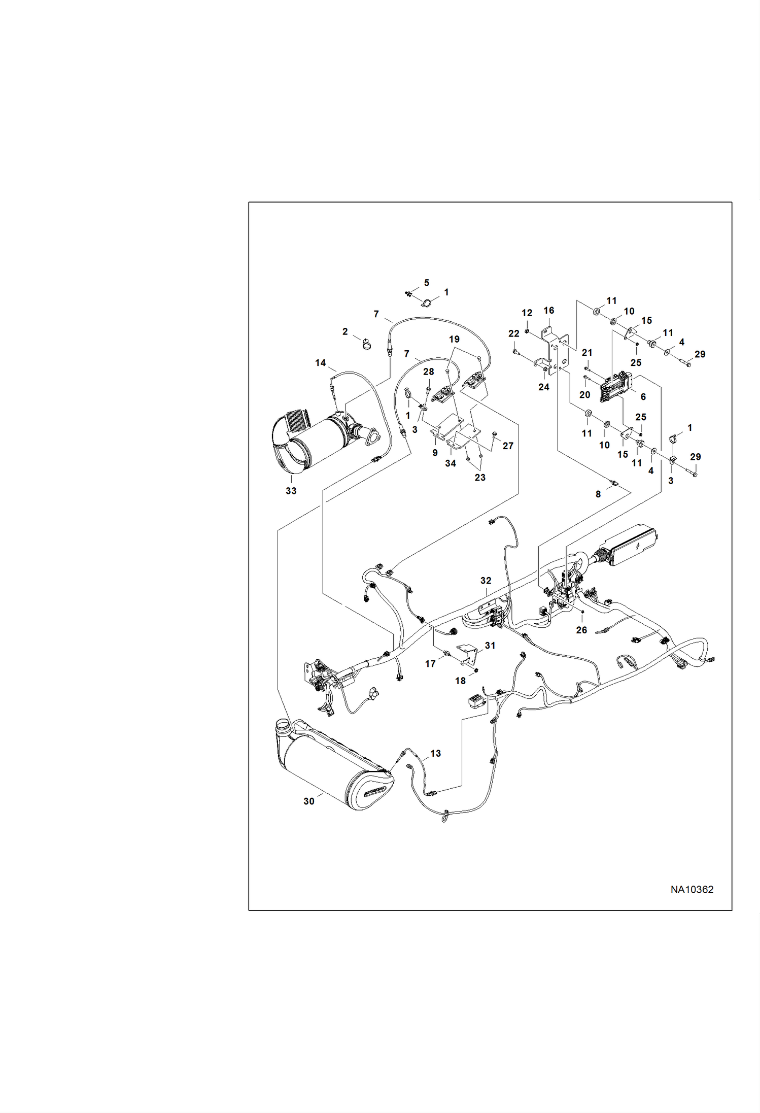 ЭЛЕКТРОСХЕМА ДВИГАТЕЛЯ (CИСТЕМА SCR)