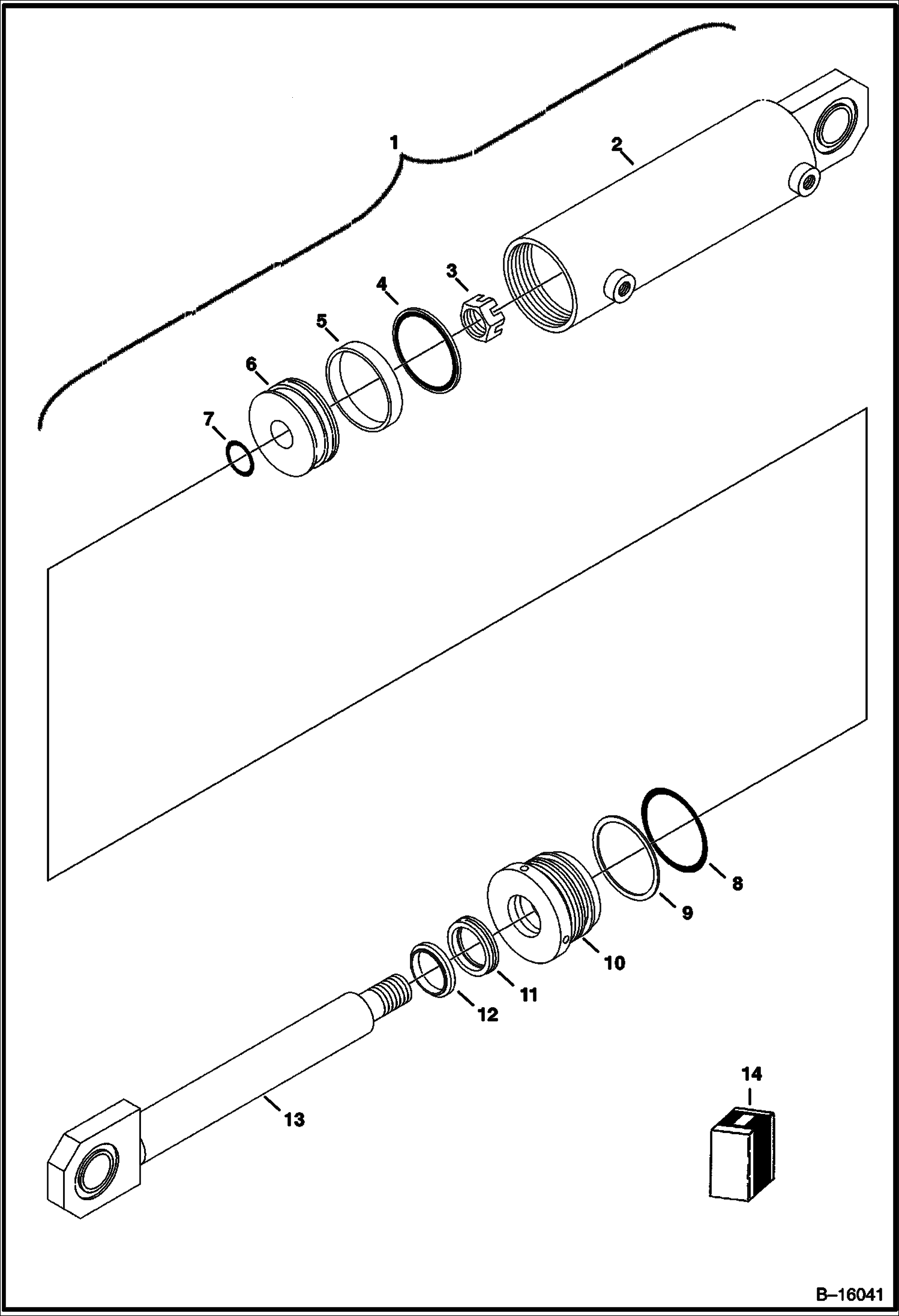 ЦИЛИНДР (ДВУХЧЕЛЮСТНОЙ КОВШ)