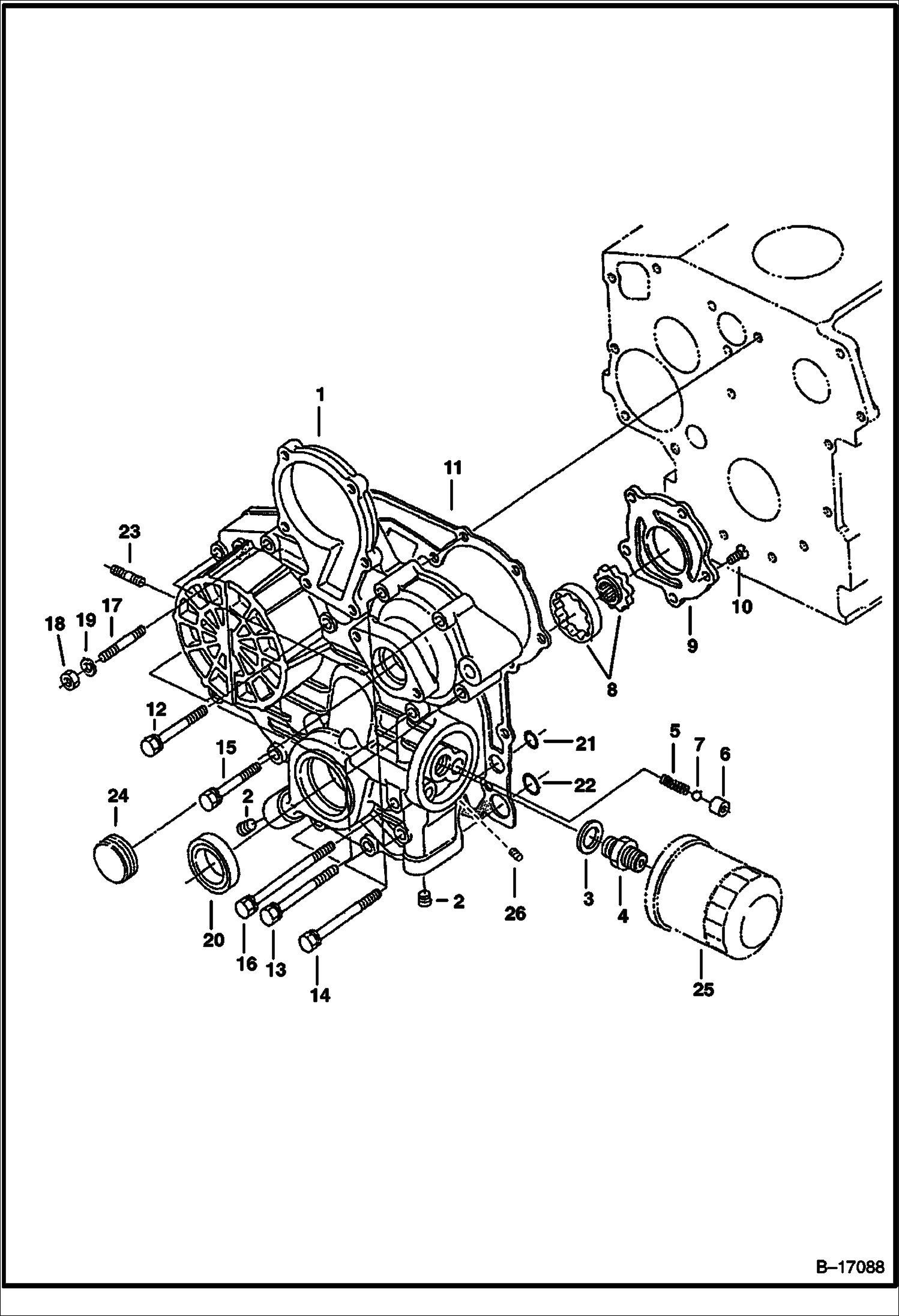 КАРТЕР КОРОБКИ ПЕРЕДАЧ