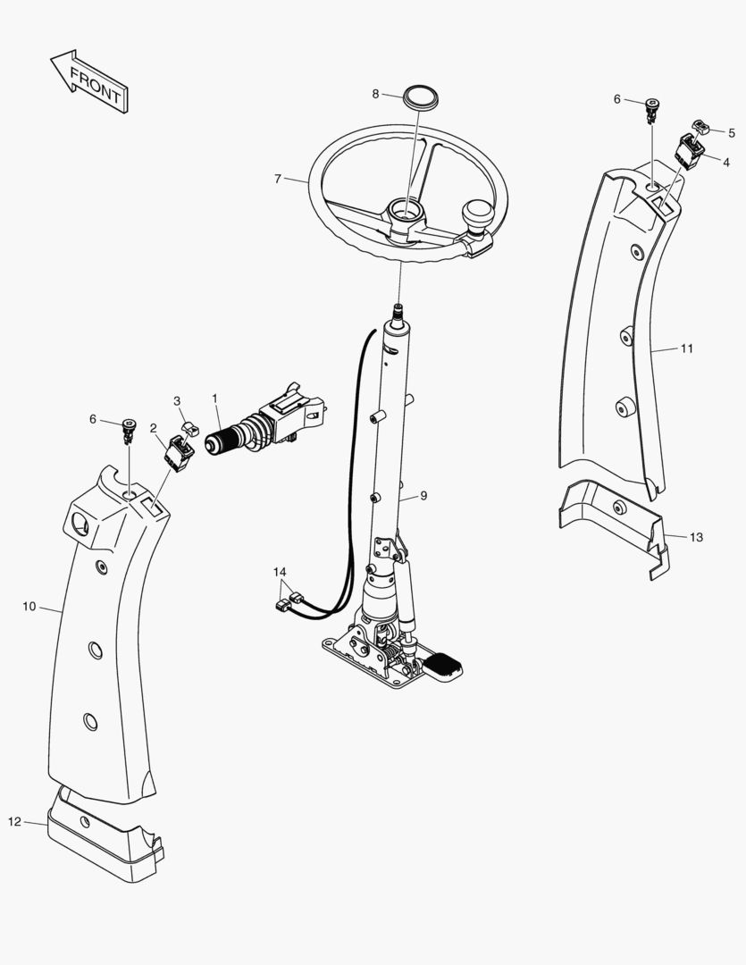 РУЛЕВАЯ КОЛОНКА В СБОРЕ