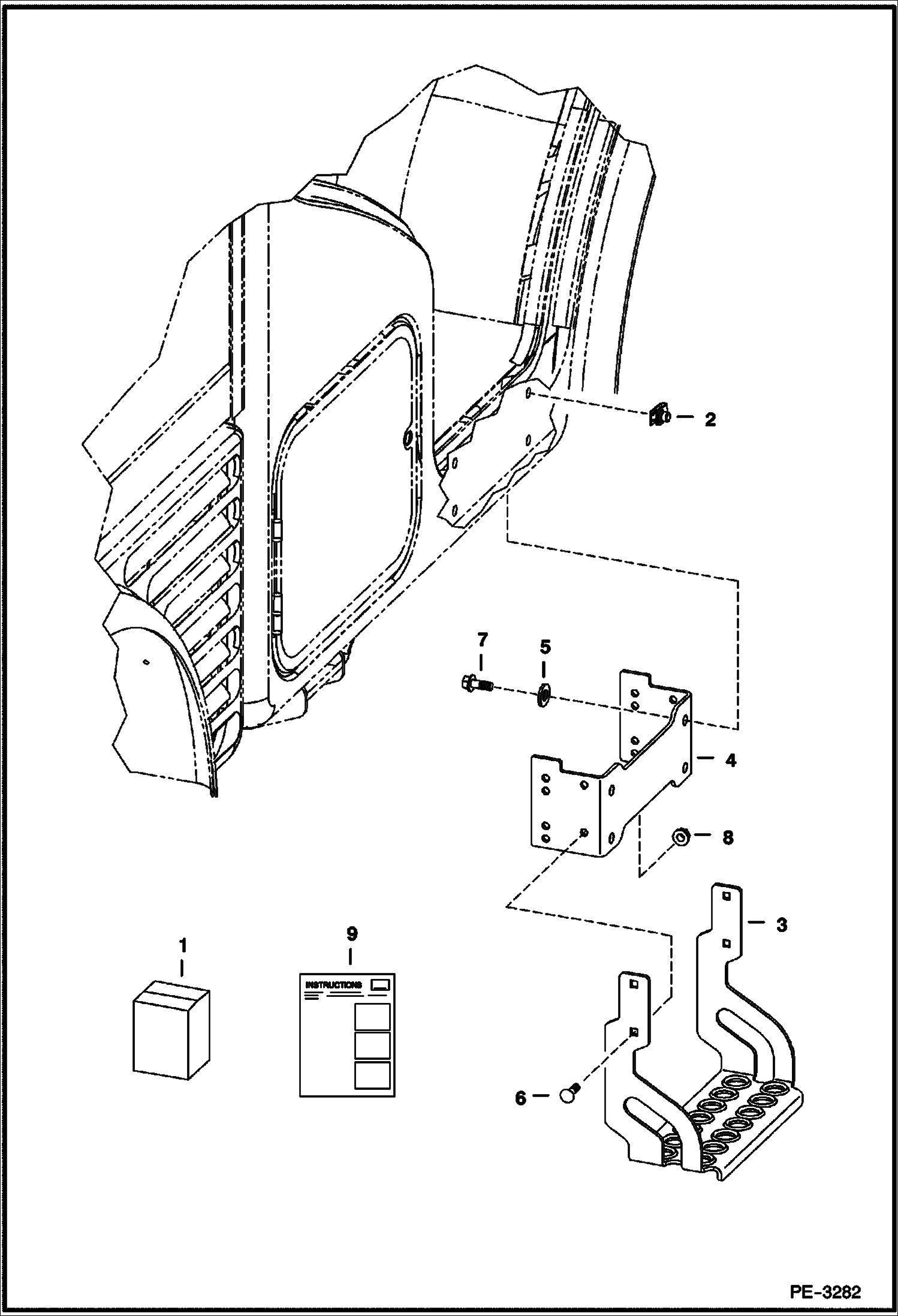 КОМПЛЕКТ ПОДНОЖКИ