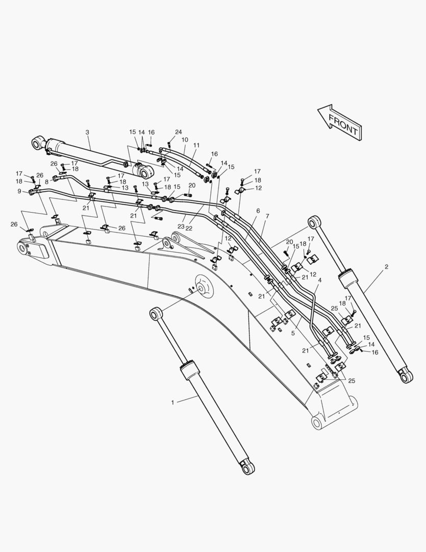 ГИДРОСИСТЕМА СТРЕЛЫ