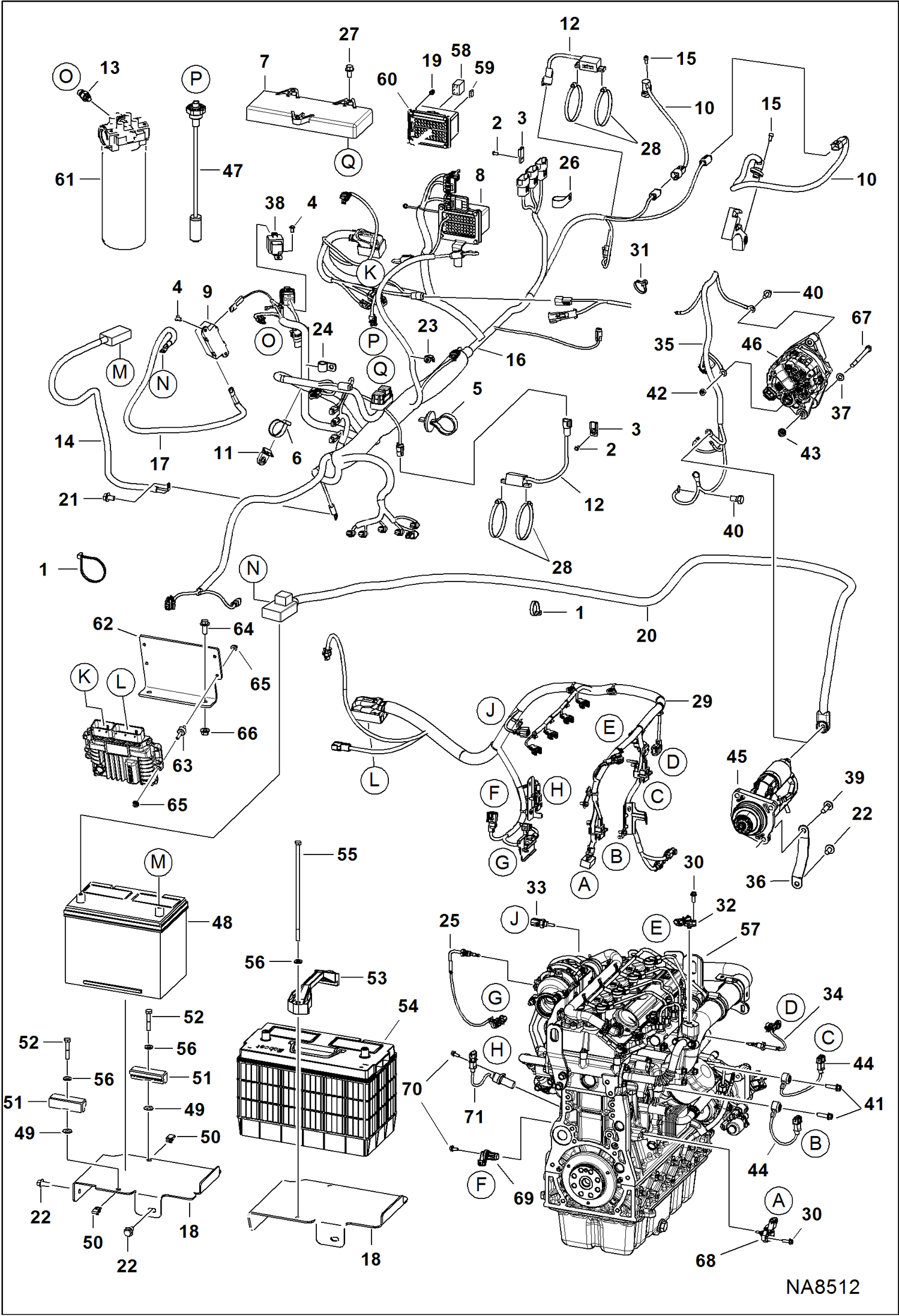 ЭЛЕКТРООБОРУДОВАНИЕ ДВИГАТЕЛЯ