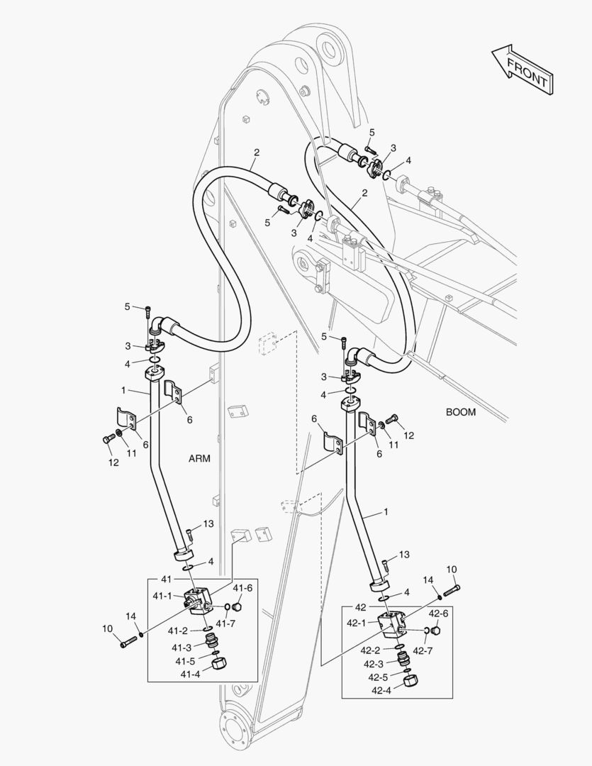 Спецтехника 6220 ARM PIPING - ARM 2.6m (ONE & TWO WAY) - главное фото