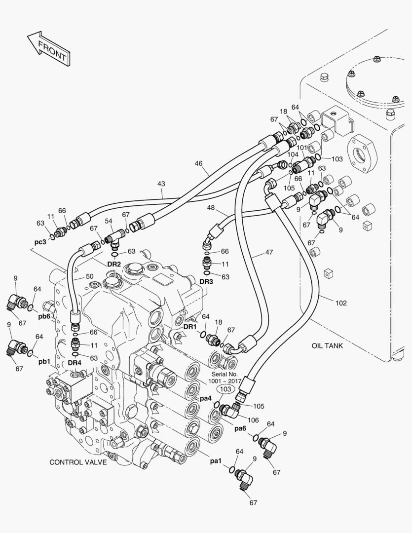 ТРУБОПРОВОД СЕРВОУПРАВЛЕНИЯ(5)