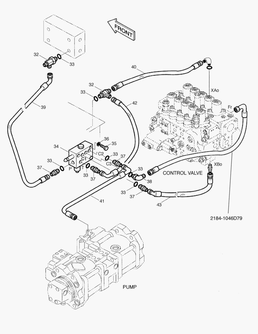 ТРУБОПРОВОД СЕРВОУПРАВЛЕНИЯ ДЛЯ ВЫКЛЮЧАТЕЛЯ