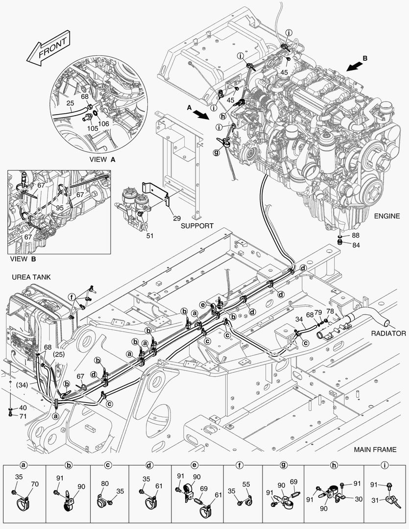 Схема МОНТАЖ ДВИГАТЕЛЯ(2)