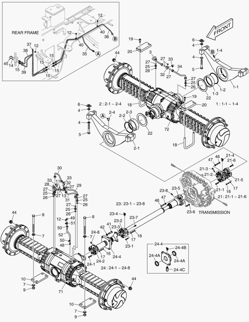 1170 AXLE & DRIVE SHAFT
