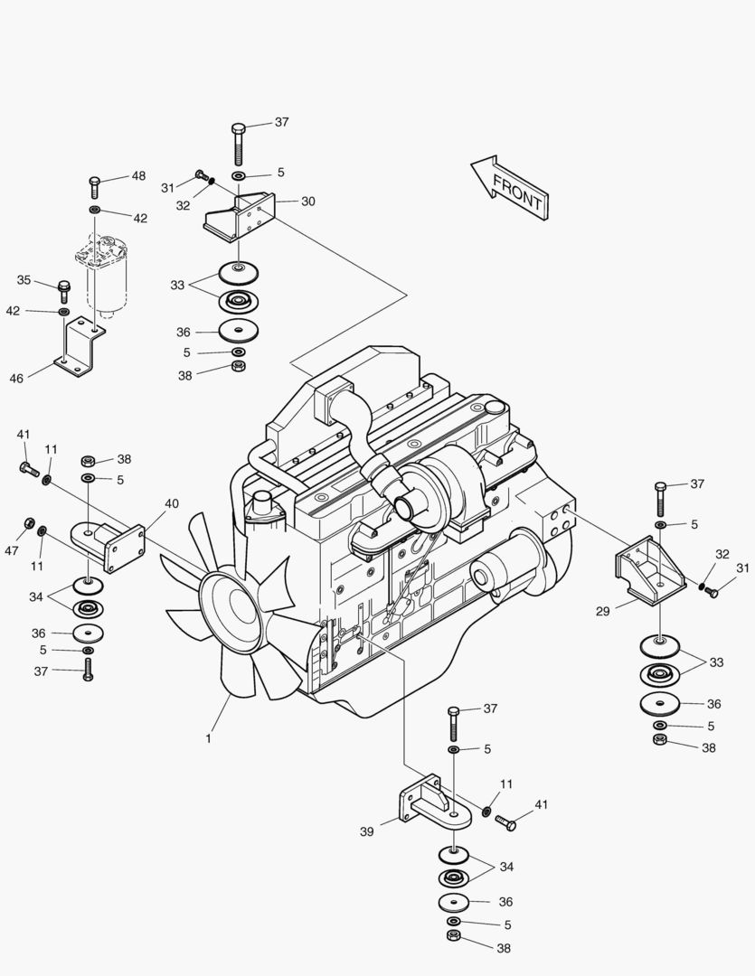 МОНТАЖ ДВИГАТЕЛЯ